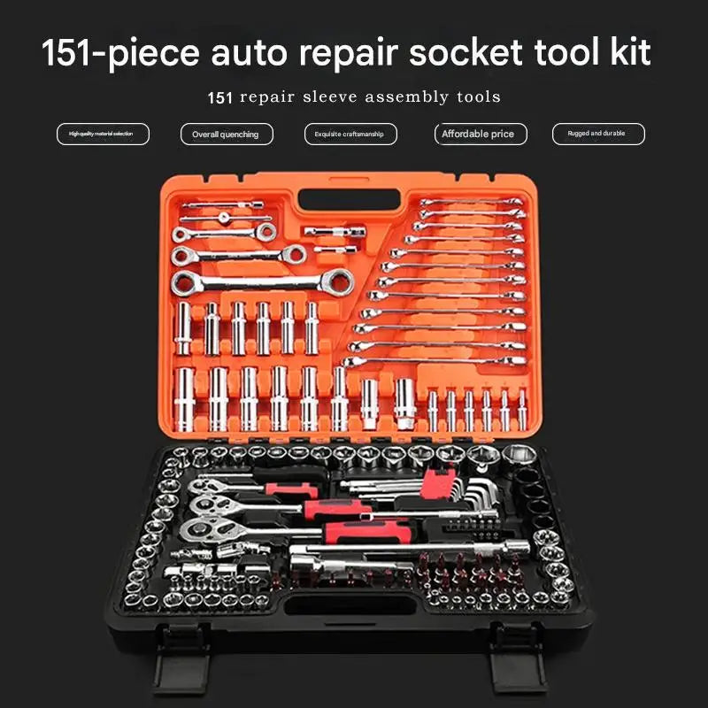 Autoreparationssæt 151 dele
