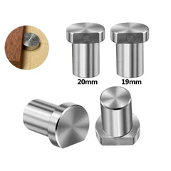 Bænkhunde i rustfrit stål 19/20 mm