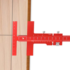 Finjusterings T-lineal i aluminium