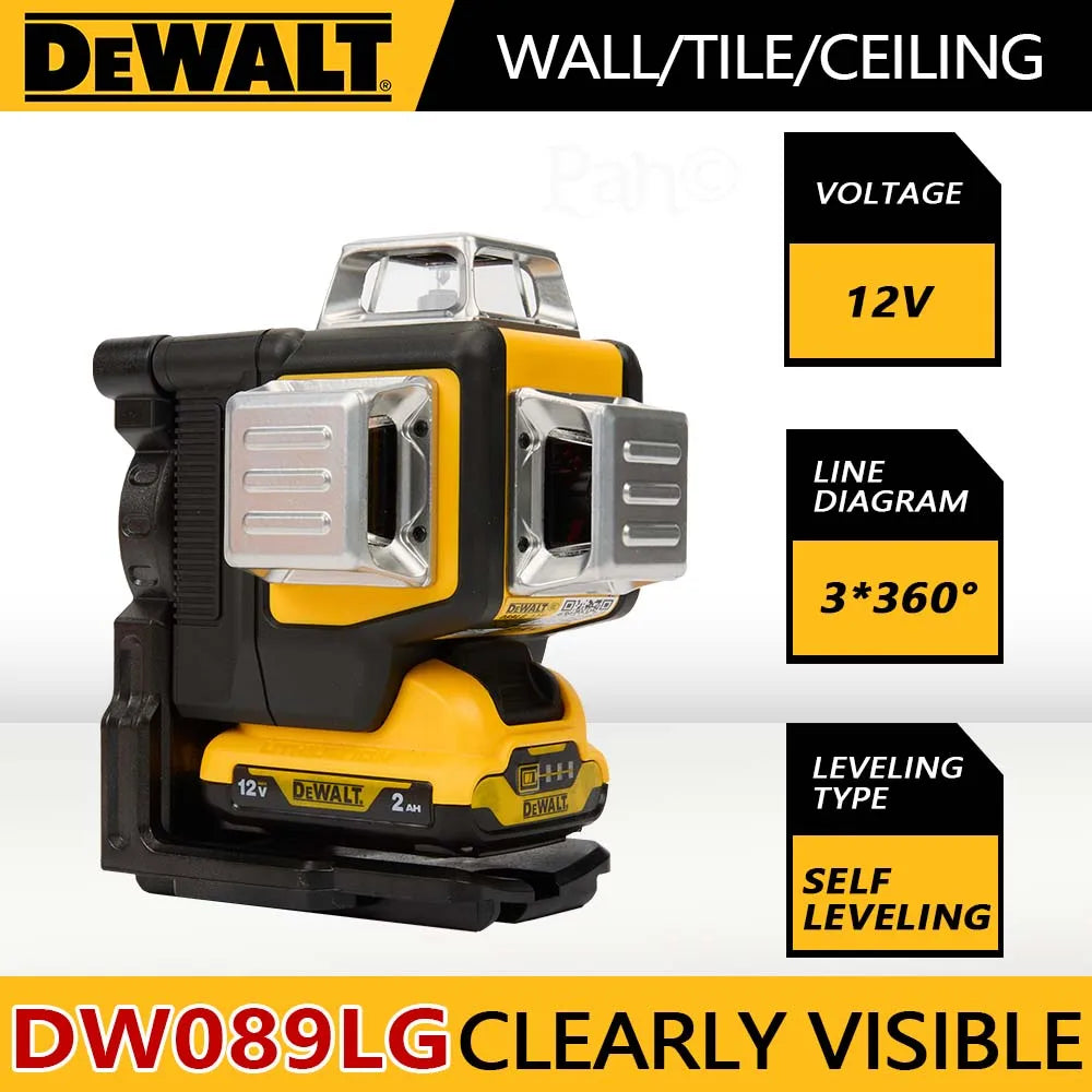 DEWALT DW089LG 360° grøn laser (12V