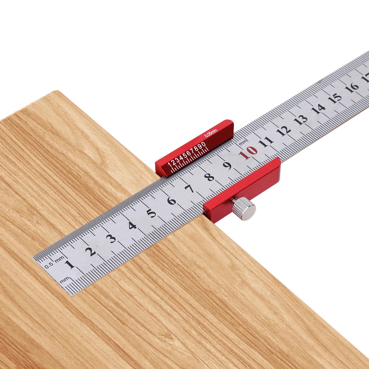 45/90° vinkelanslag med stållineal