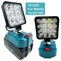 LED arbejdslygte til Makita 14.4V–18V