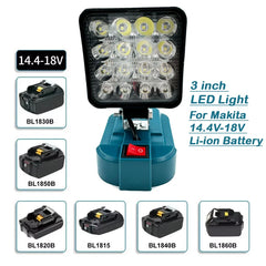 LED arbejdslygte til Makita 14.4V–18V
