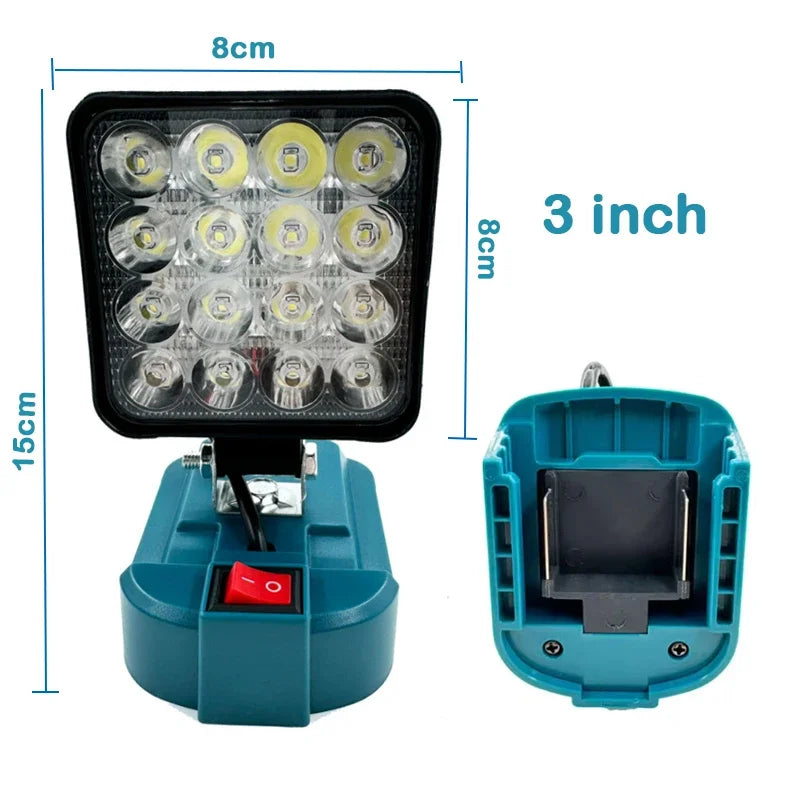 LED arbejdslygte til Makita 14.4V–18V