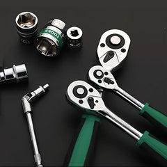 72T topnøglesæt 1/4"-3/8"-1/2"