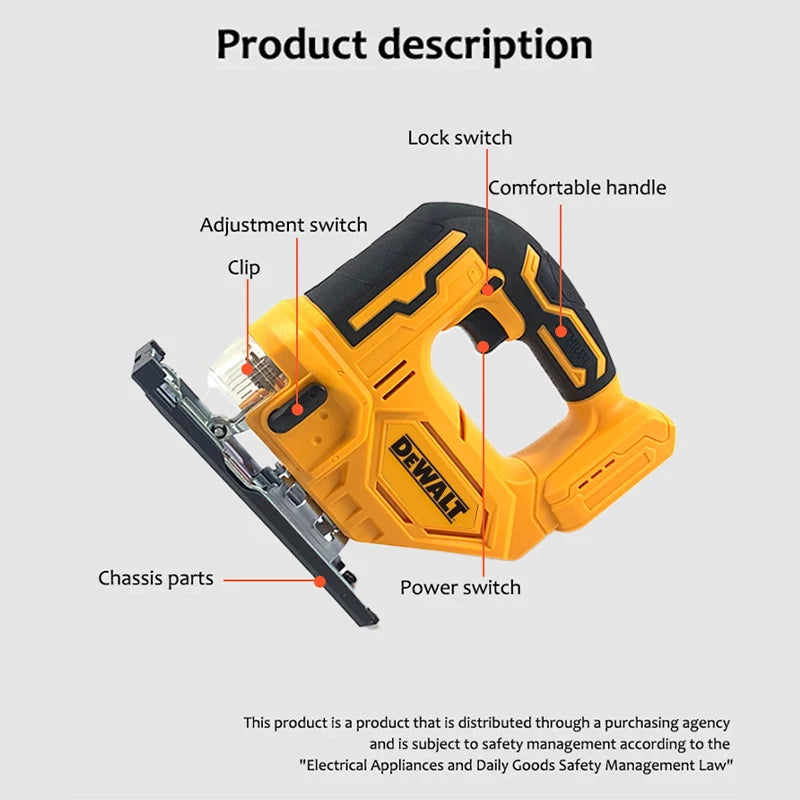 DEWALT akku stiksav 2700 RPM